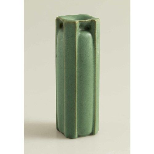 Teco Four Buttress Art Pottery Vase
