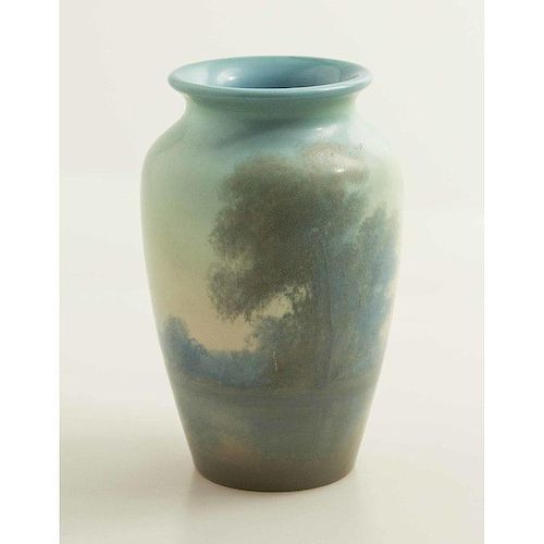 Rookwood Scenic Vellum Vase, Ed Diers