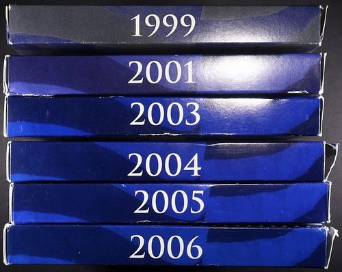 1999, 2001, 2003-2006 US PROOF SETS