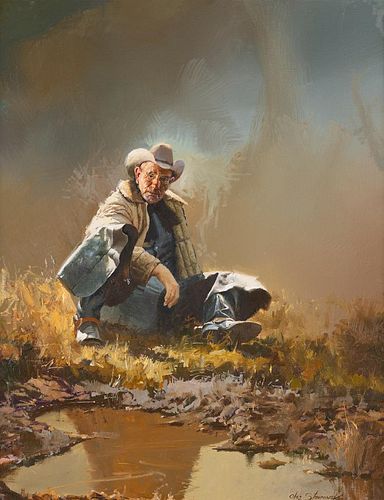 Oleg Stavrowsky, oil on canvas