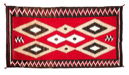 Ganado Area Navajo Rug, 7'6" x 4' 