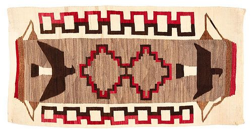 Pictorial Navajo Rug, 6'10" x 3'7" 