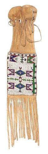 Sioux Beaded Tobacco Bag