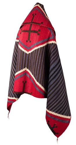 Moki Serape, Navajo Blanket, 6' x 4' 