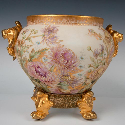 D & C Limoges Jardiniere and Stand