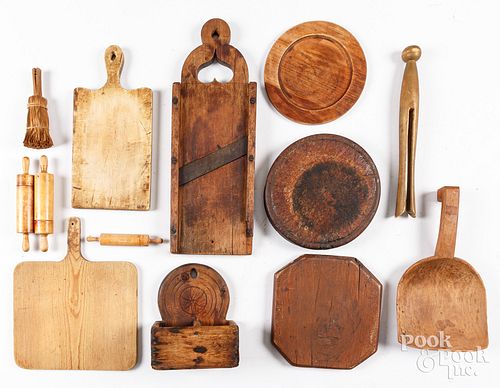 Woodenware to include slaw cutter, etc.