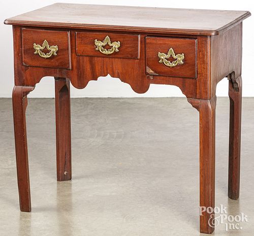 George III mahogany dressing table, late 18th c.