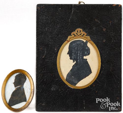 Silhouette of a woman, early 19th c.