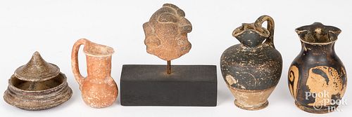 Group of early pottery