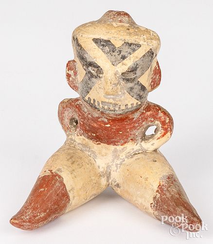 Pre-Columbian Chinesco pottery figure