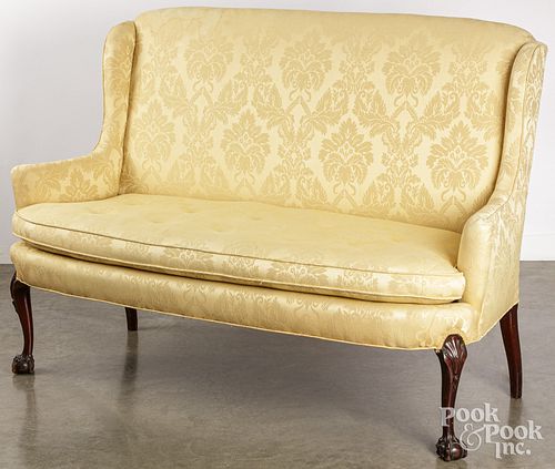 Chippendale style sofa, 43" x 62".