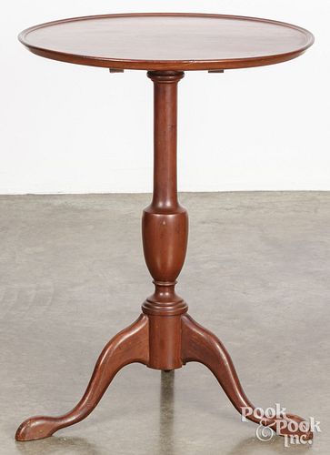 Cherry candlestand, early 20th c., 24 1/2" h.