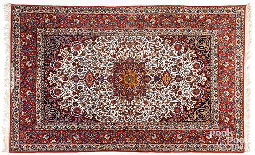 Isphahan carpet, 8'2" x 5'1".
