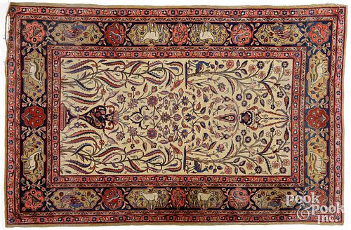 Persian carpet, ca. 1930, 5'2" x 3'4".