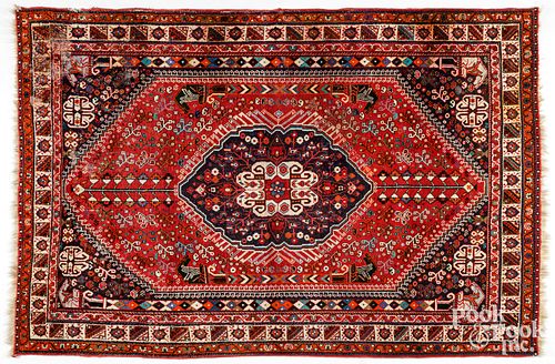 Shiraz carpet, 7'7" x 5'2".