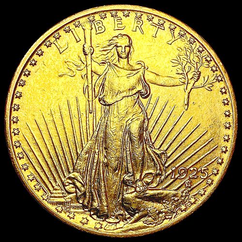 1925 $20 Gold Double Eagle CLOSELY UNCIRCULATED