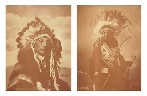 2 Frank A. Rinehart (1861-1928) Indian photo prints