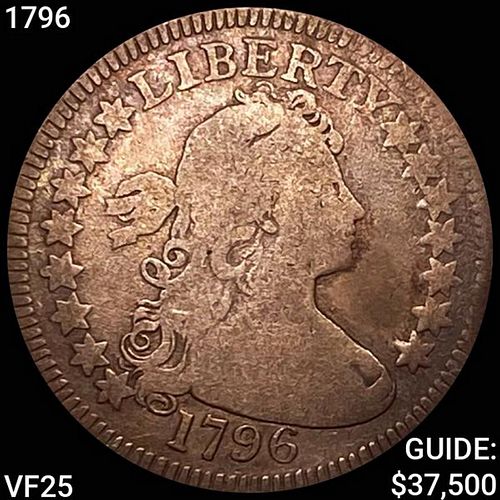1796 Draped Bust Quarter LIGHTLY CIRCULATED