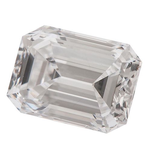G.I.A. Certified 2.27 Carat Emerald Cut Diamond