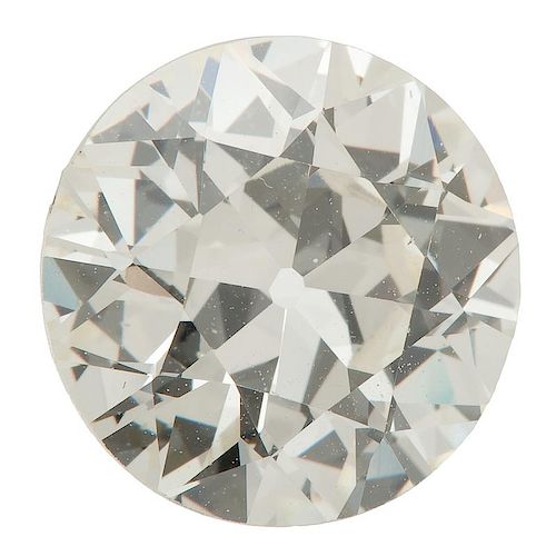 G.I.A. Certified 2.76 Carat Old European Brilliant Cut Diamond