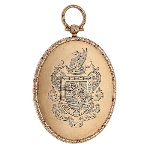 Tiffany & Co. Large Oval Locket in 14 Karat Yellow Gold