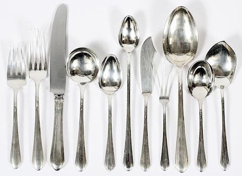 TOWLE 'LADY DIANA' STERLING FLATWARE 93 PIECES