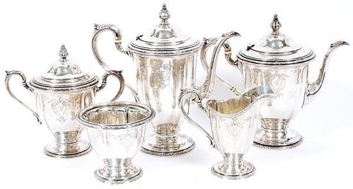 DOMINICK & HAFF STERLING TEA AND COFFEE SERVICE