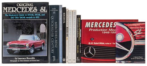 OBRAS SOBRE MERCEDES BENZ Varios formatos. Títulos: Daimler & Benz: The complete history; Original Mercedes SL; Mercedes-Benz... Pzs.10