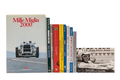 LIBROS SOBRE CARRERAS Títulos: The Golden Age Images from the Klemantaski; 24 Heures du Mans 1923; Mille Miglia 2000... Piezas: 12.
