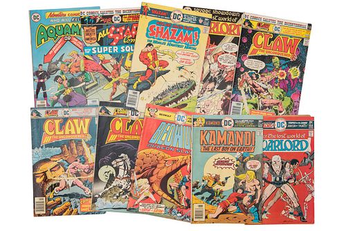 COLECCIÓN "DC THE LINE OF SUPER STARS". Beowulf Dragon; Warlord; Shazam; Super Squad... New York: 1975 - 1977. Piezas: 10.