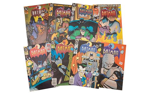 BATMAN ADVENTURES. Catwoman's Killer Caper; Joker's Late-Night; Racing Lizard; Last Tango in Paris. New York: 1992 - 1994. Piezas: 8.