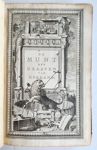 1700 ANTIQUE NUMERICS FROM THE NETHERLANDS THE HOLLAND MUNT DER GRAAVEN