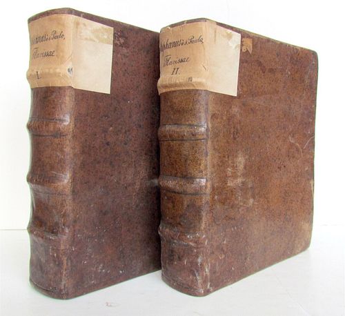 1686 R.P. STEPHANI S. PAULO ANCIENT 2 VOLUMES OF ALPHABETUM MORALE