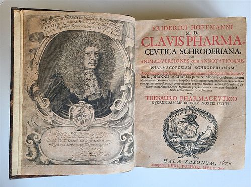 1675 MED-PHYSICA PHARMACOPOEIA A COMMENTARY BY THE ANCIENT FRIEDRICH HOFFMAN