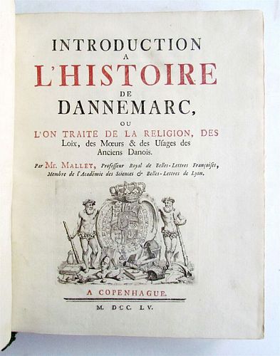1755 OLD DANISH MYTHOLOGY AND CELTIC POETRY IN FRENCH HISTORY