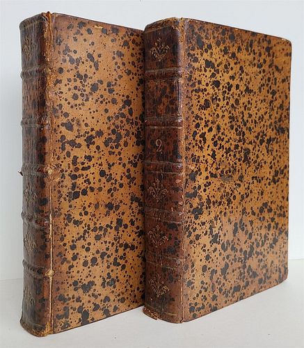TWO VOLUMES OF ANTIQUE LETTERS FROM PLINY THE YOUNGER TO CHARLES LORD BOYLE, 1751