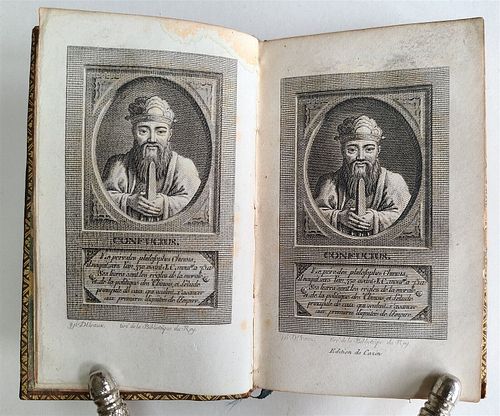 1783 ANTIQUE CHINESE MORALS OF CONFUCIUS PHILOSOPHER FRENCH PHILOSOPHY OF CHINA