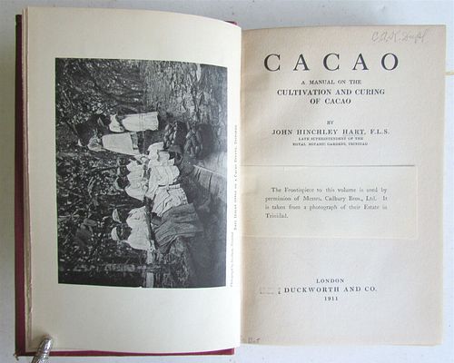 1911 CACAO MANUAL: ILLUSTRATED GUIDE ON CULTIVATION AND CURING
