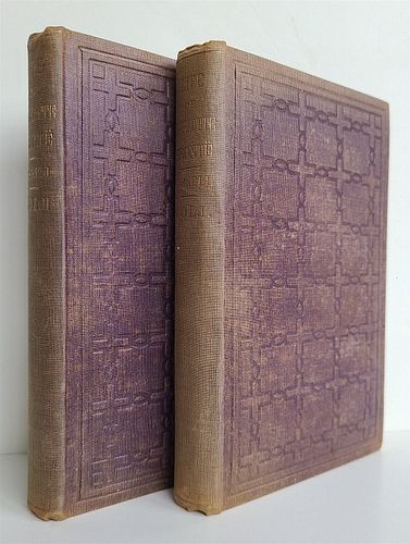 1857 AUTHOR OF JANE EYRE, THE LIFE OF CHARLOTTE BRONTE BY CASKELL 2 VOLS VINTAGE