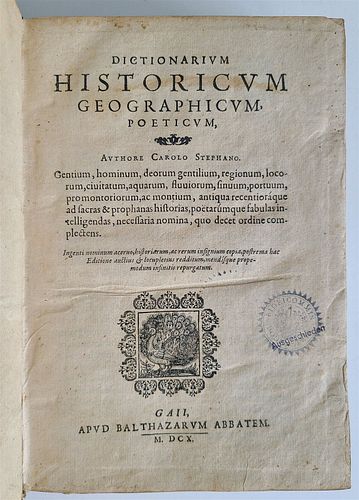 1643 JACOB COREN'S CLYPEUS PATIENTIAE, AN OLD LATIN VELLUM BOUND