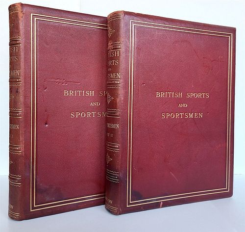 ANTIQUE BRITISH SPORTS AND SPORTSMEN VOLUMES I AND II: ILLUSTRATED MASSIVE FOOTAGE