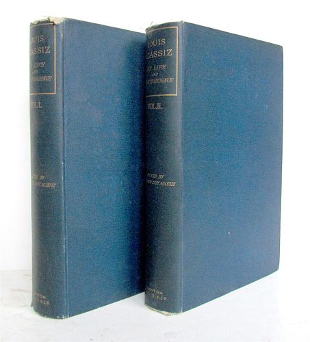 1886: LOUIS AGASIZ'S LIFE AND REFLECTION TWO-VOICE ANTIQUE ILLUSTRATED
