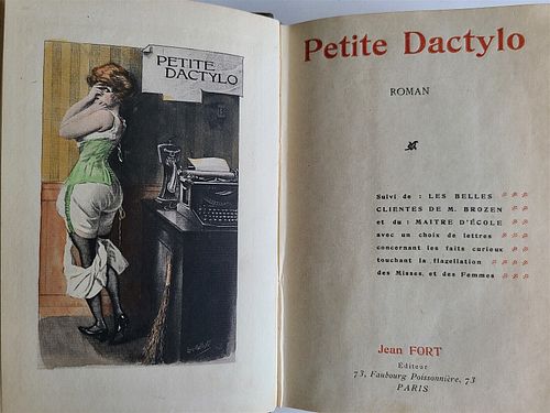 1930 ANTIQUE FRENCH EROTIC PETITE DALTON ILLUSTRATED BY MALTESTE & GASTON SMIT