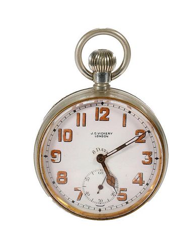 J.C. Vickery London 8 Day Pocket Watch (Large)