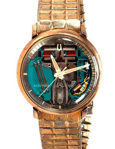 Vintage Bulova Accutron Space View Wrist Watch