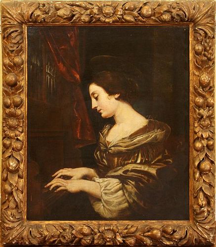 ATTRIBUTED TO CARLO DOLCI OIL ON CANVAS