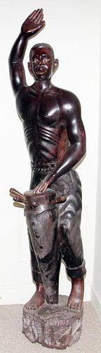 AFRICAN CARVED WOOD FIGURE