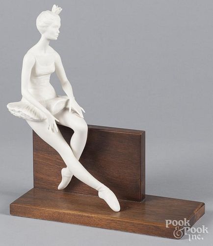 Cybis figure of a ballerina, 12 1/4'' h.