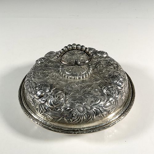 C. J. Co. Chinese Export Shanghai Silver Tureen and Cover