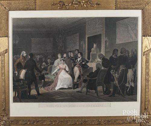 French color lithograph, titled Matinee Du Dix - Huit Brumaire, 21 1/4'' x 31 1/2''.